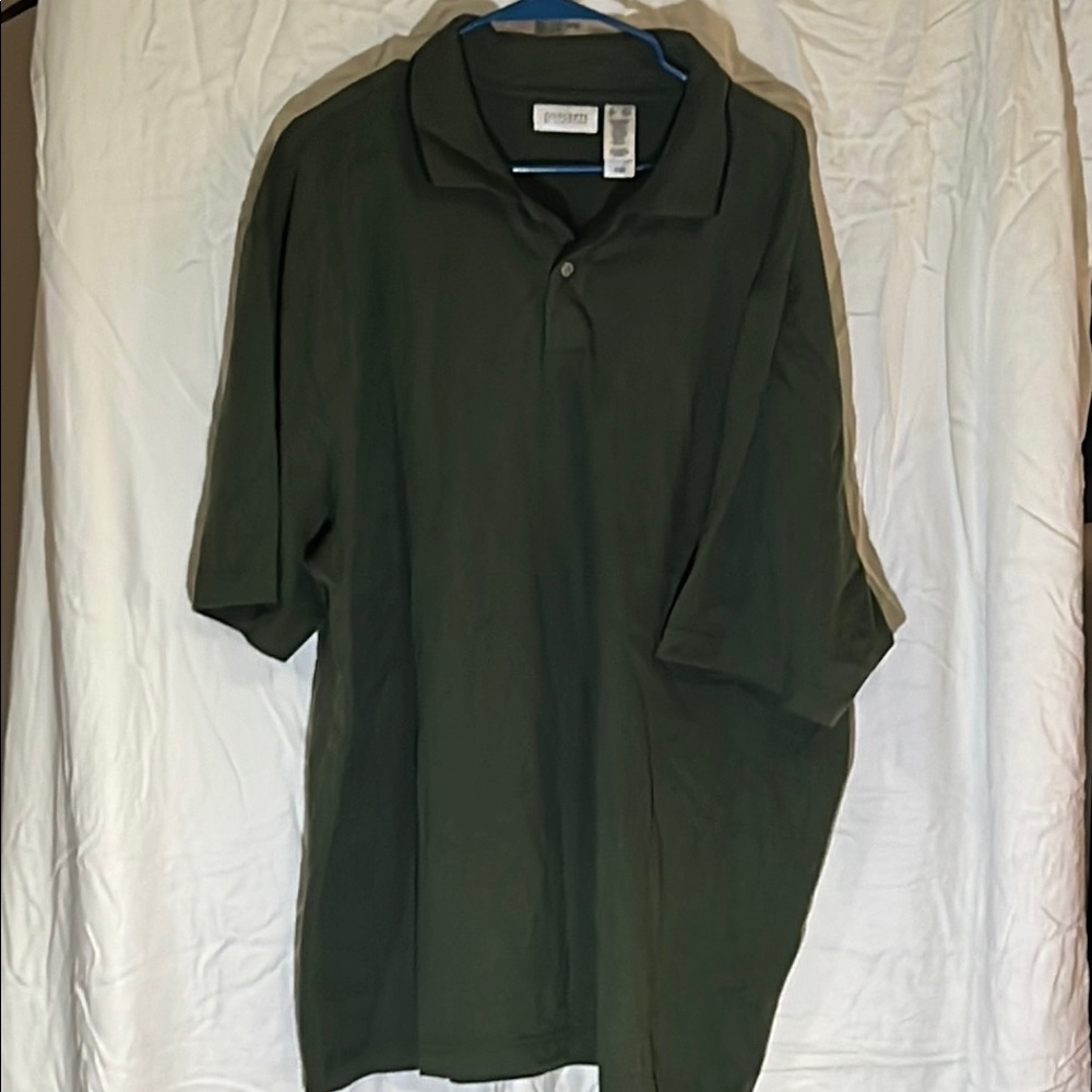 Concepts by Clairborne Green Polo Shirt men’s 2XLT